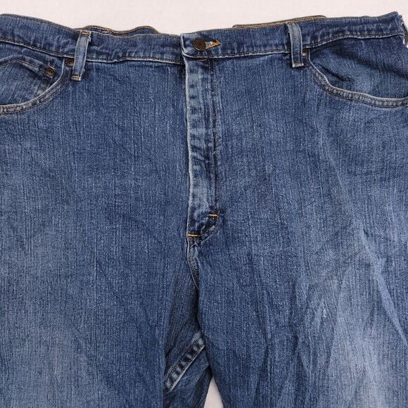 Wrangler Casual Button Zip Denim Medium Wash Jeans Mens Size 42x30 Blue - Picture 1 of 11